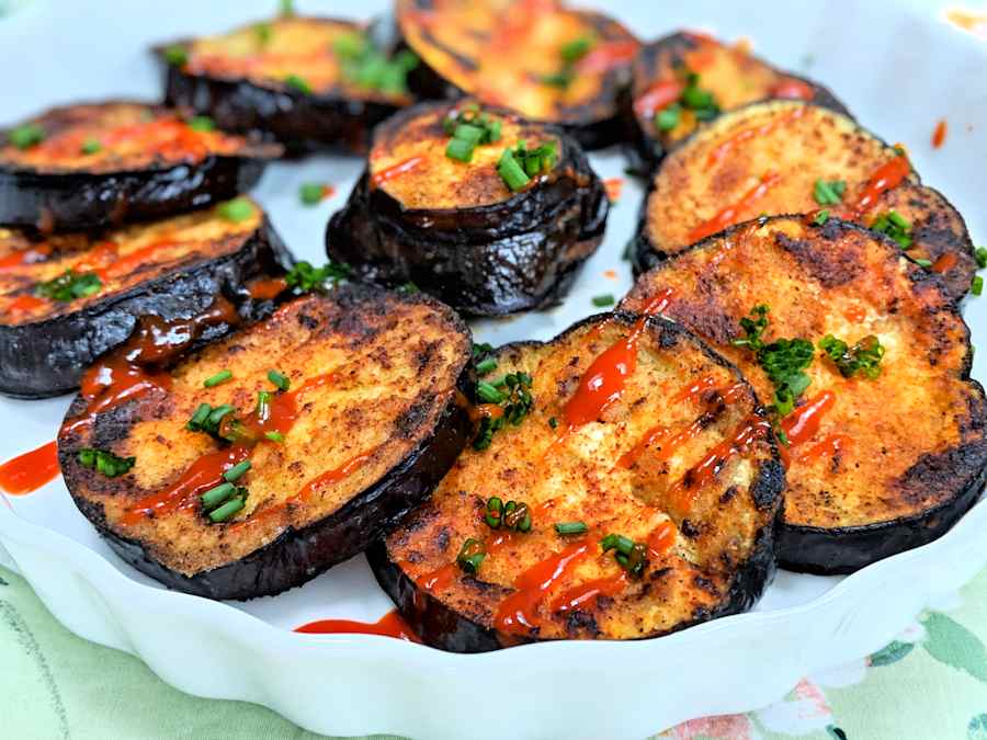Aubergine Fry Large